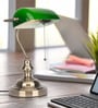 Green Glass Bankers Lamp Desk Lamp Retro Pull Chain Switch Table Lamp