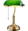 Green Glass Bankers Lamp Desk Lamp Retro Pull Chain Switch Table Lamp