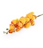 Orange & Green Plastic Artificial Flower
