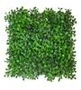 Green Green Artificial Decorative Pvc Eucalyptus Boxwood Wall Mat
