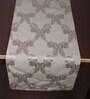 Green Hallway Damasc Cotton Jacquard (60 x 13) Table Runner