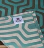 Green Hallway Geometric Cotton Jacquard (96 x 13) Table Runner