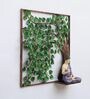Green Iron Budha With Tree Wall Art