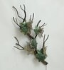Wrought Iron Decorative Tree Wall Art With LED In Green