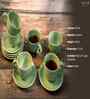 Green Jade Delight Fine Porcelain Tea Set of 6