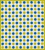 Blue Geometric 120 TC Cotton Queen Sized Bedsheet with 2 Pillow Cover