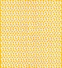 Yellow Abstract 120 TC Cotton Queen Sized Bedsheet with 2 Pillow Cover
