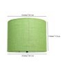 Fergal Green Jute Solid Lampshade