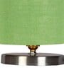 Green Jute Table Lamp with Steel Base -32