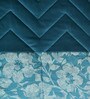 Green Kanan Reversible King Quilt With 2 Pillow Cover