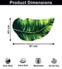 Green Leaf Rubber 16x34 Inches Anti Skid Bath Mat