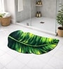 Green Leaf Rubber 16x34 Inches Anti Skid Bath Mat