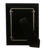 Green Leather & Metal Weave Wall And Tabletop Photo Frame 5X7Inches