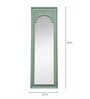 Ava Green Solid Wood  Full Length Mirror