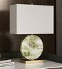 Green Marble Marble monarch Table Lamp