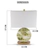 Green Marble Marble monarch Table Lamp