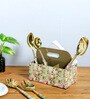 Green Mdf  Gladiolus harmony  Cutlery Holder