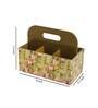 Green Mdf  Gladiolus harmony  Cutlery Holder