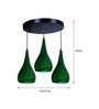Syra Green Metal Cluster Hanging Light