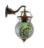 Mendeleev Green Metal and Glass Wall Sconces