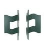 Green Metal Bookends