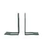 Green Metal Bookends