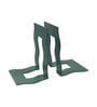 Green Metal Bookends