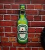Green Metal Heineken Wall Decor