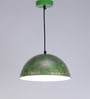 Green Metal Single Hanging Lights