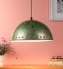 Green Metal Single Hanging Lights