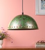 Green Metal Single Hanging Lights
