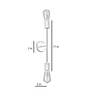 Deigo Metal Novelty Wall Light (White)