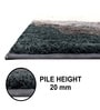 Green Microfiber 16x24 Inches Super Soft Bath Mat