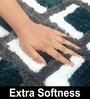 Green Microfiber 16x24 Inches Super Soft Bath Mat