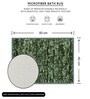Green Microfiber 16x24 Inches Ultra soft Bath Mat