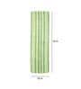Green Microfibre 39 x 20 Inches Machine Made Floor Runner