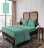 Green Microfiber Chevron 150 GSM Double Bed Comforter