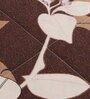Brown Floral Reversible 180 GSM Double Bed AC All Season Comforter
