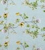 Green Microfiber Floral 250 GSM Double Blanket