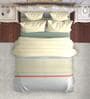Green Microfiber Geometric 150 GSM Double Bed Comforter