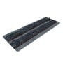 Green Microfiber Solid 24x60 Inches Floor Runner