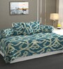 Green Microfibre 240 TC 6 Pcs Diwan Set