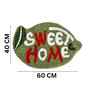 Green Sweet Home Microfibre 24X16 Inches Anti-Skid Bath Mat