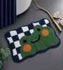 Green Frog Microfibre 24X16 Inches Anti-Skid Bath Mat