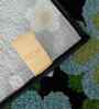 Green Floral Microfibre 24X16 Inches Anti-Skid Bath Mat