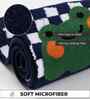Green Frog Microfibre 24X16 Inches Anti-Skid Bath Mat