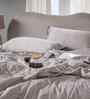 Green Microfibre Solid 100 GSM Double Bed Quilt
