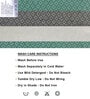Green Modern Checks 210 GSM 100% Cotton Bath Towel (Set of 6)