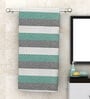 Green Modern Checks 210 GSM 100% Cotton Bath Towel