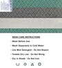 Green Modern Checks 210 GSM 100% Cotton Bath Towel